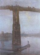 Old Battersea Bridge (mk19) James Abbott McNeil Whistler